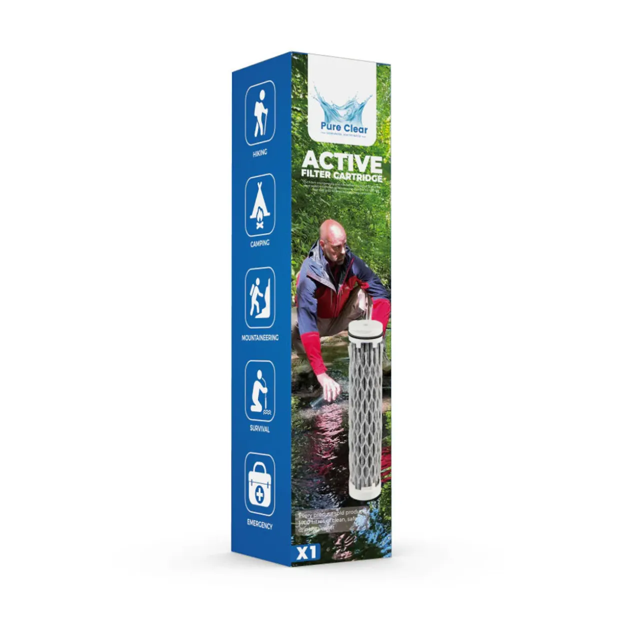 Active Filter Water Cartridge