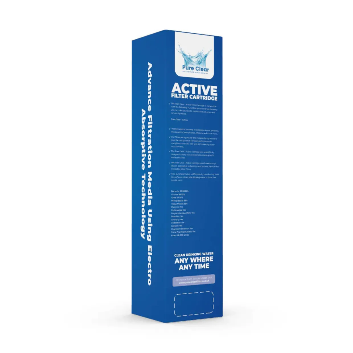 Active Filter Water Cartridge