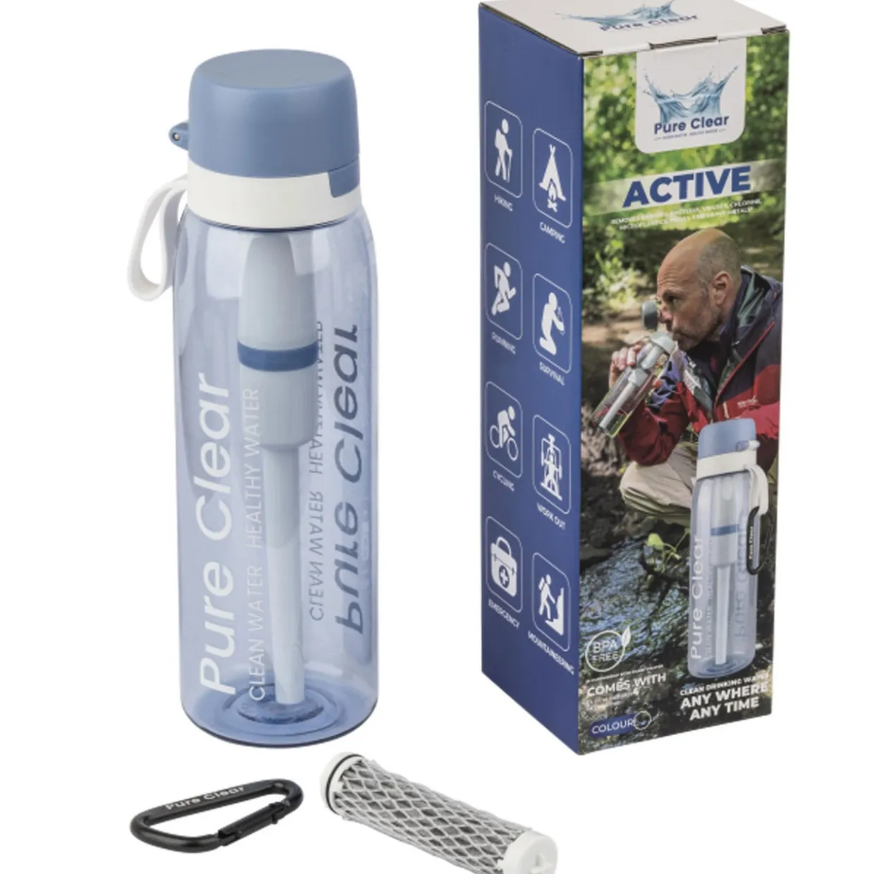 Active Water Filter Bottle