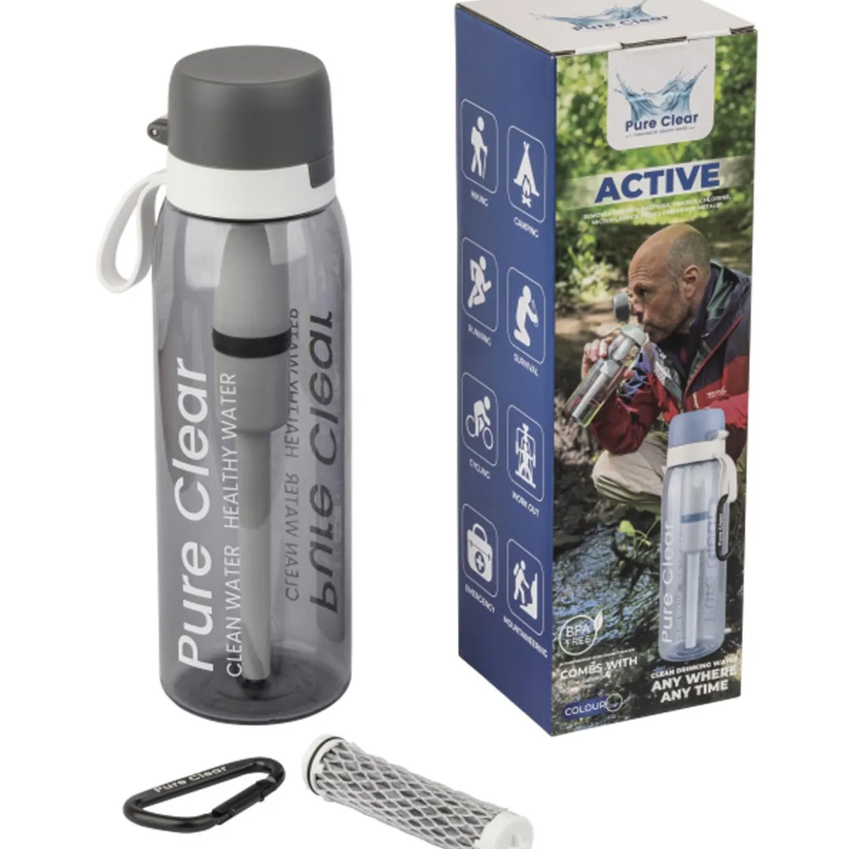Active Water Filter Bottle
