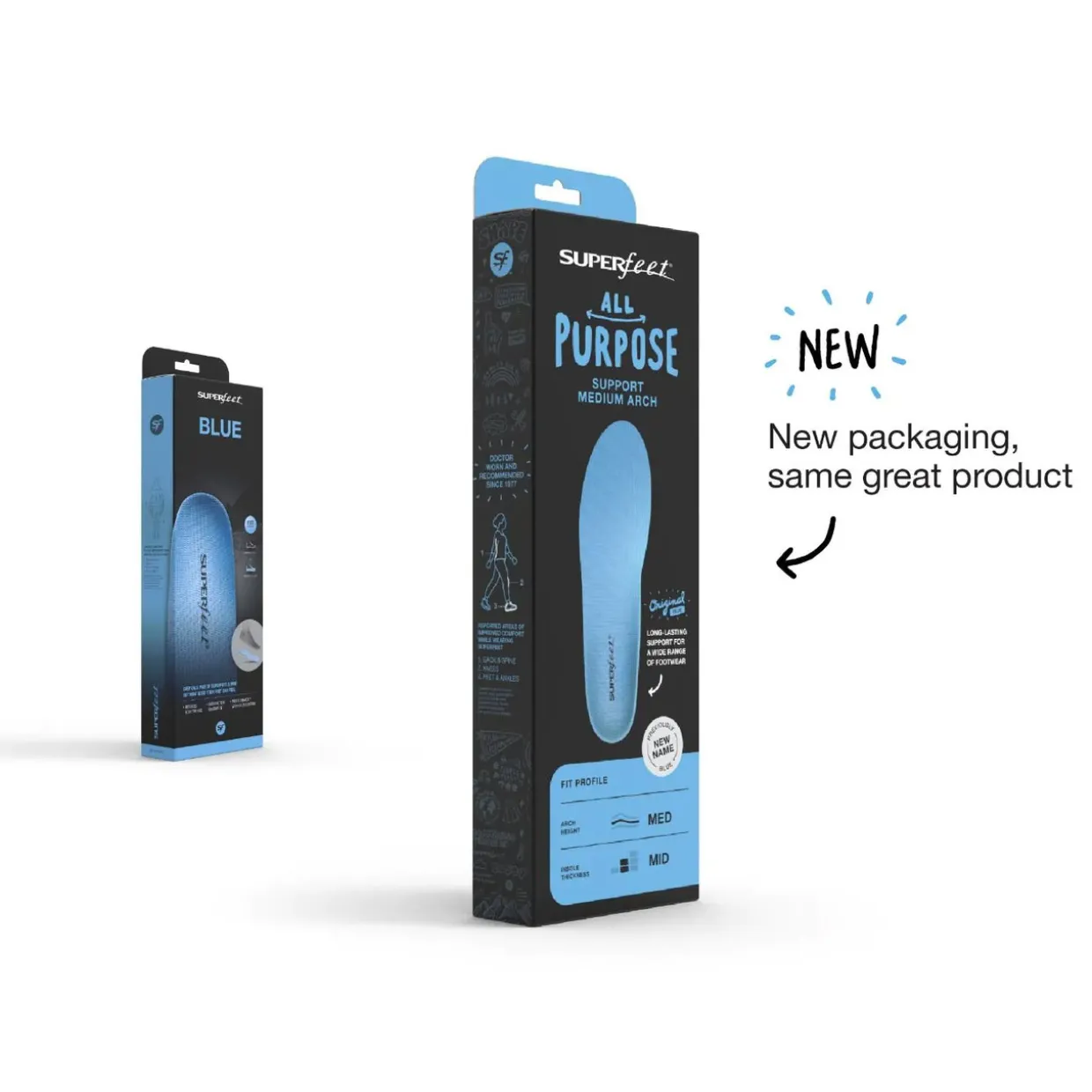 All-Purpose Support Medium Arch Insoles
