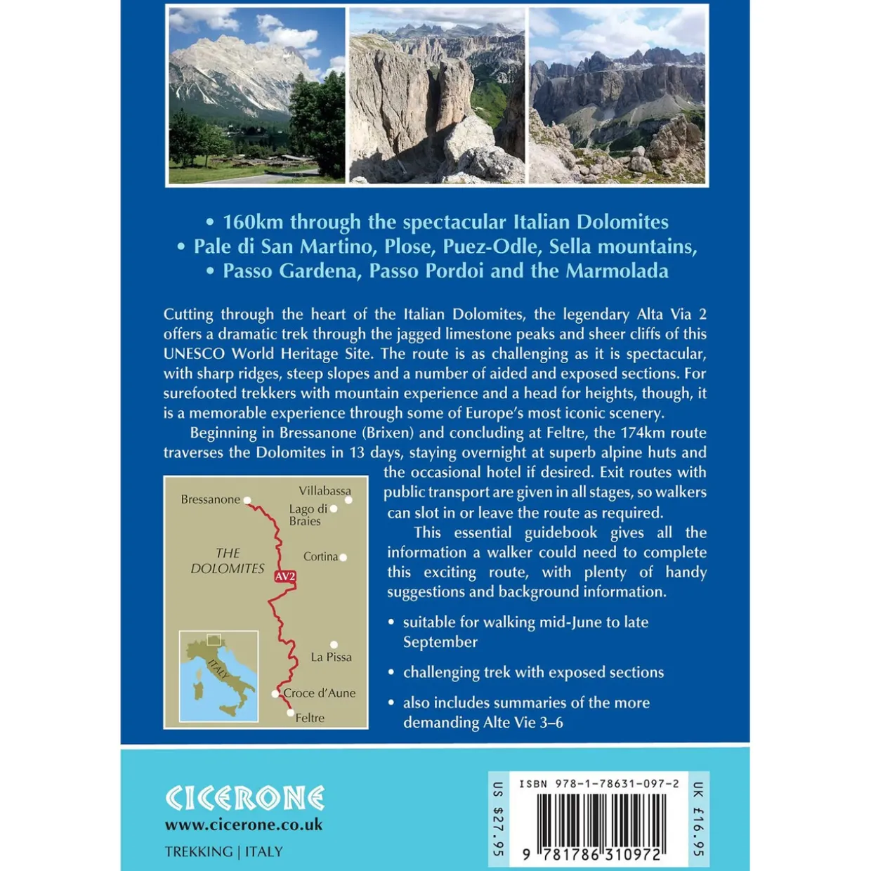 Alta Via 2 - Trekking in the Dolomites
