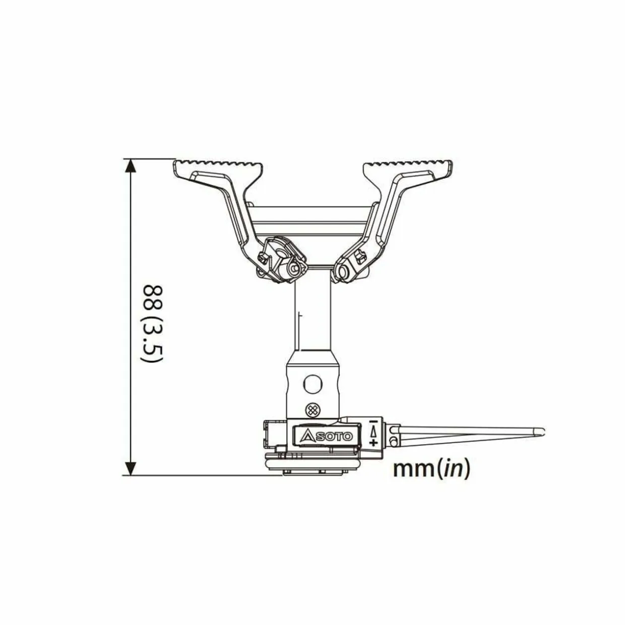 Amicus Stove with Stealth Igniter