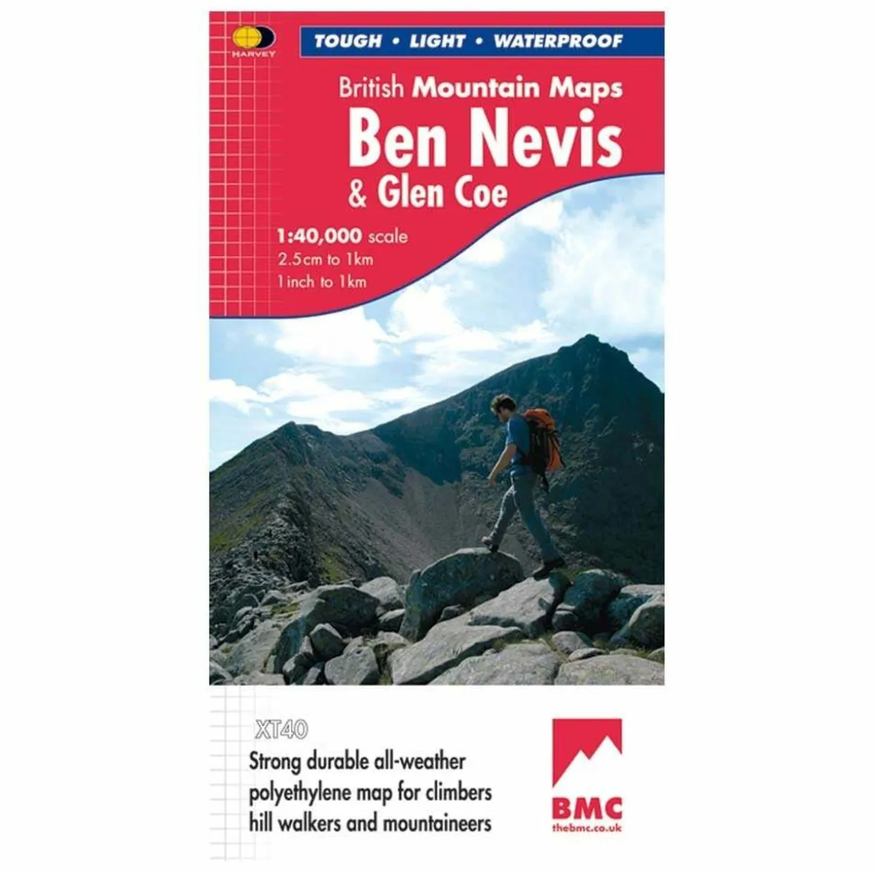 British Mountain Map - Ben Nevis & Glen Coe