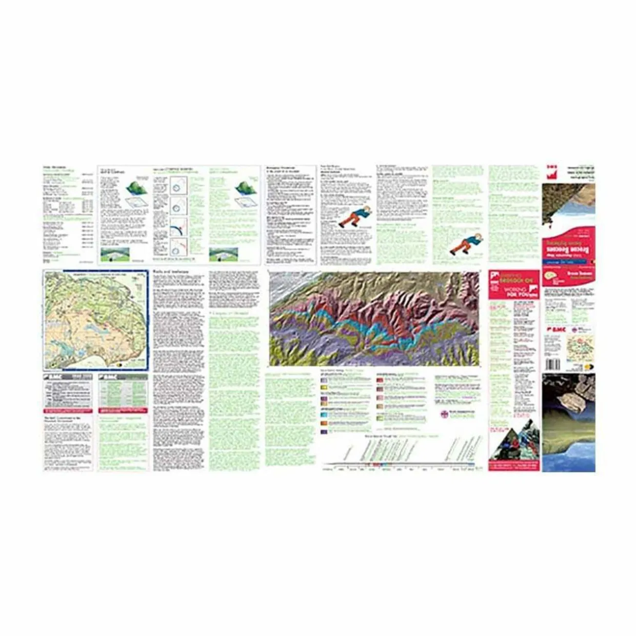 British Mountain Map - Brecon Beacons