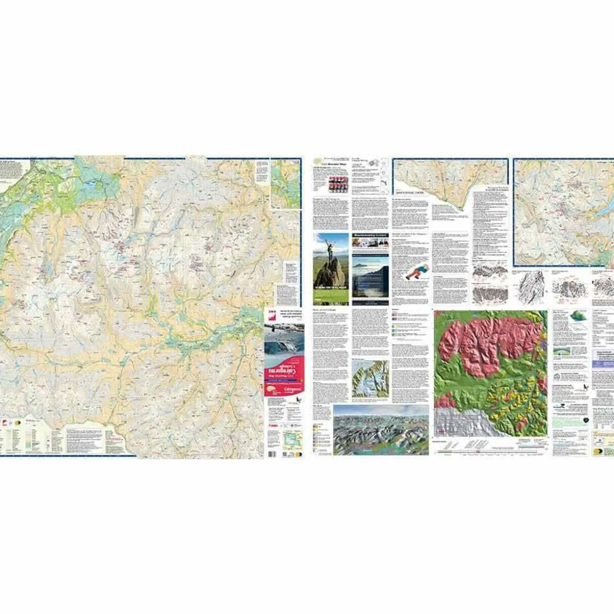 British Mountain Map - Cairngorms & Lochnagar