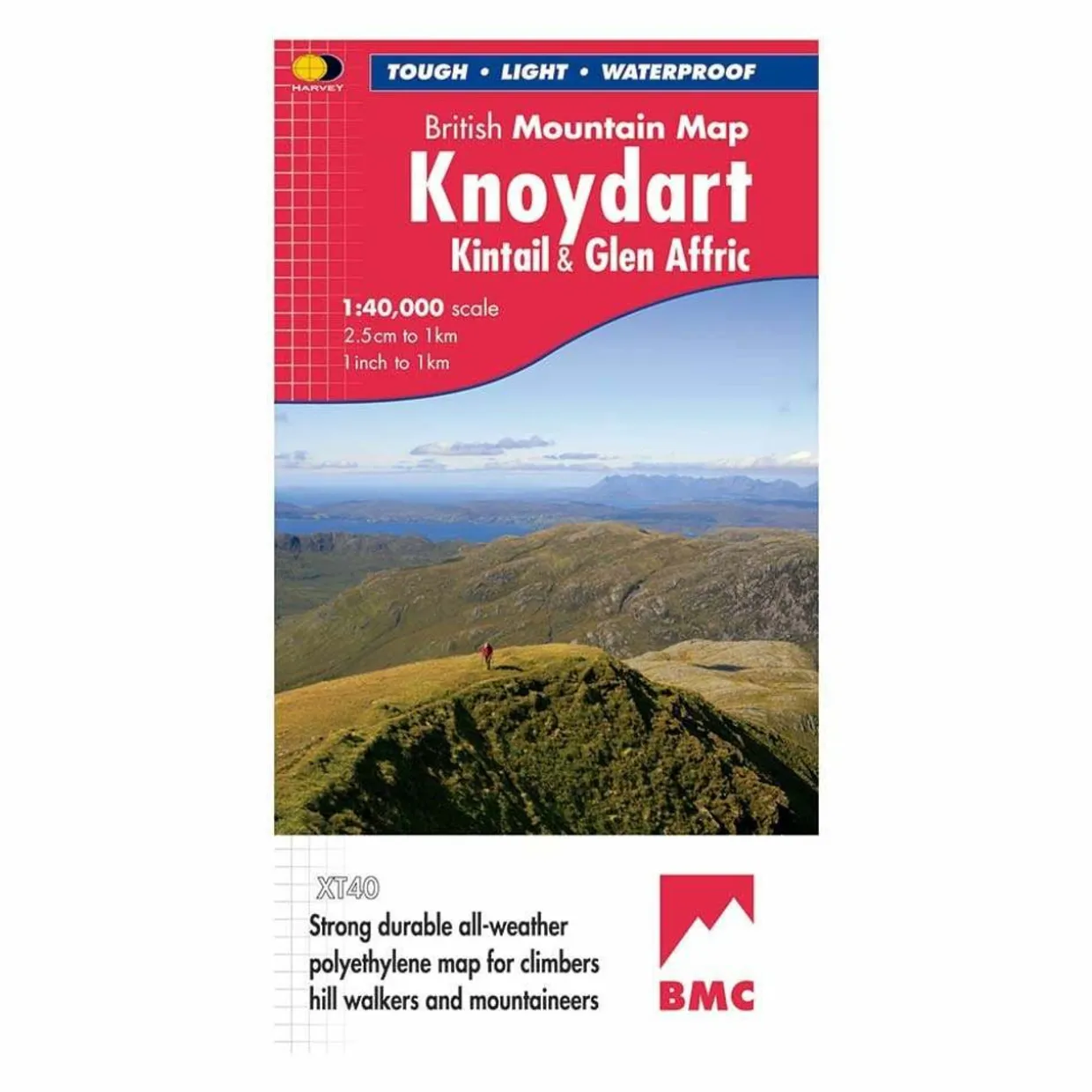 British Mountain Map - Knoydart
