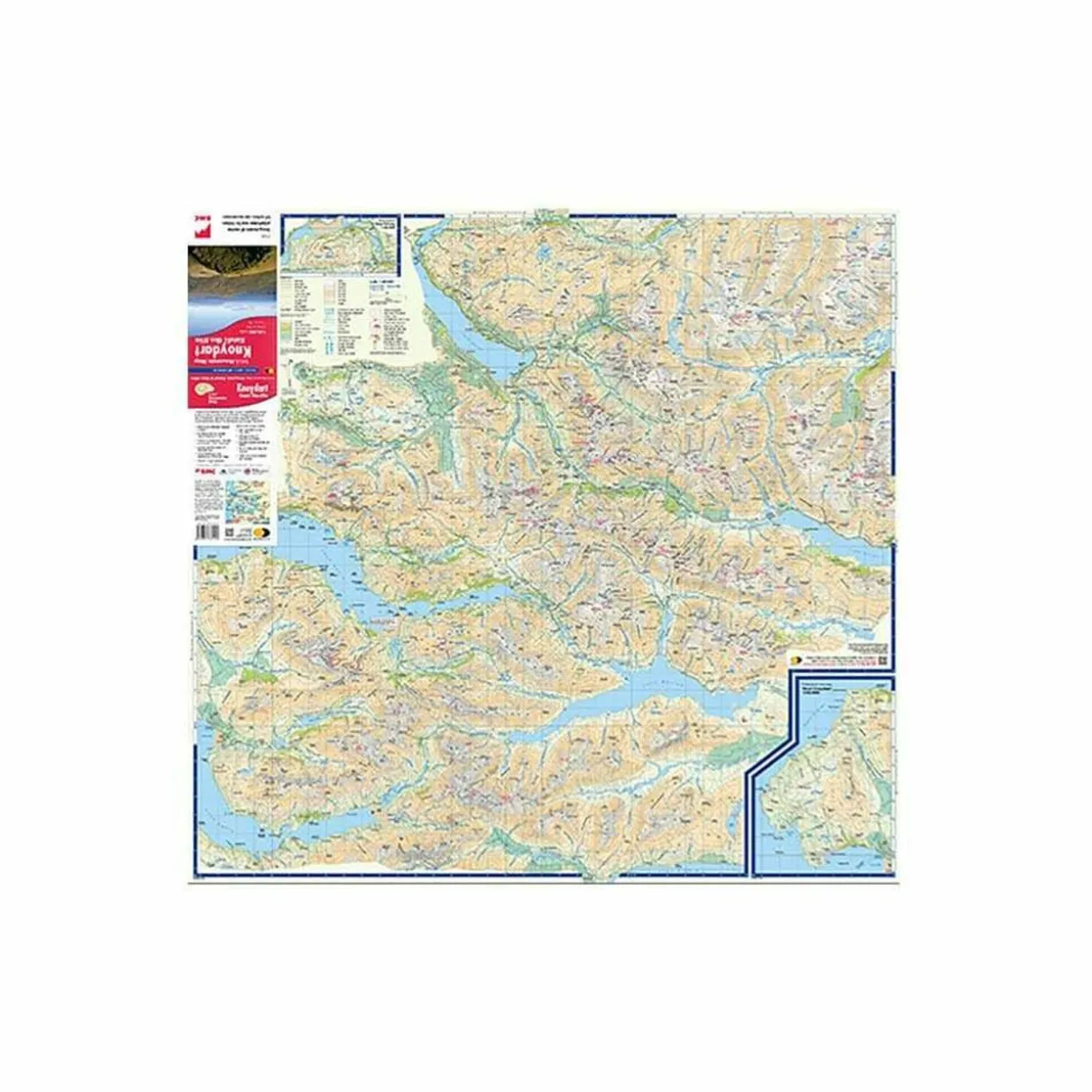 British Mountain Map - Knoydart