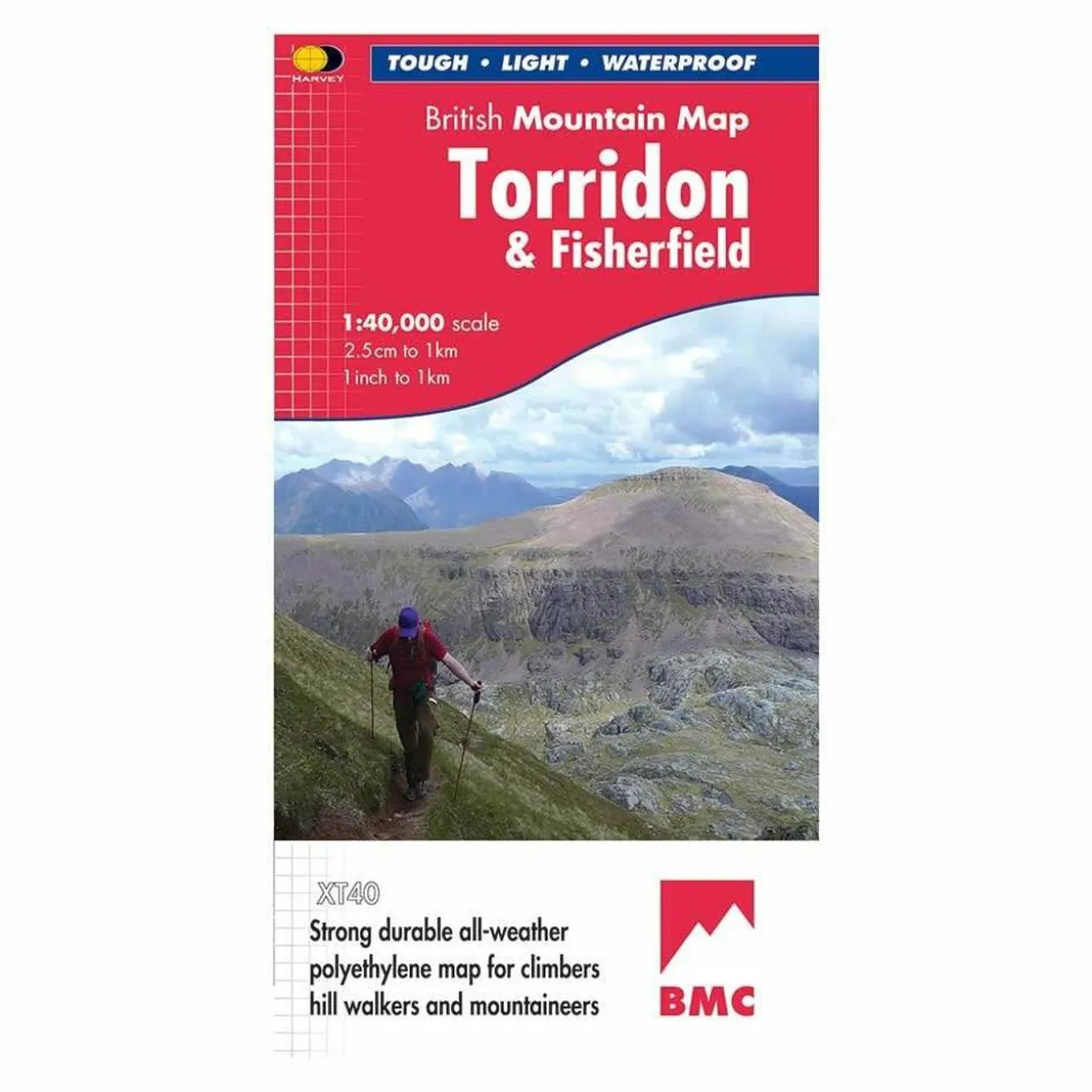 British Mountain Map - Torridon & Fisherfield