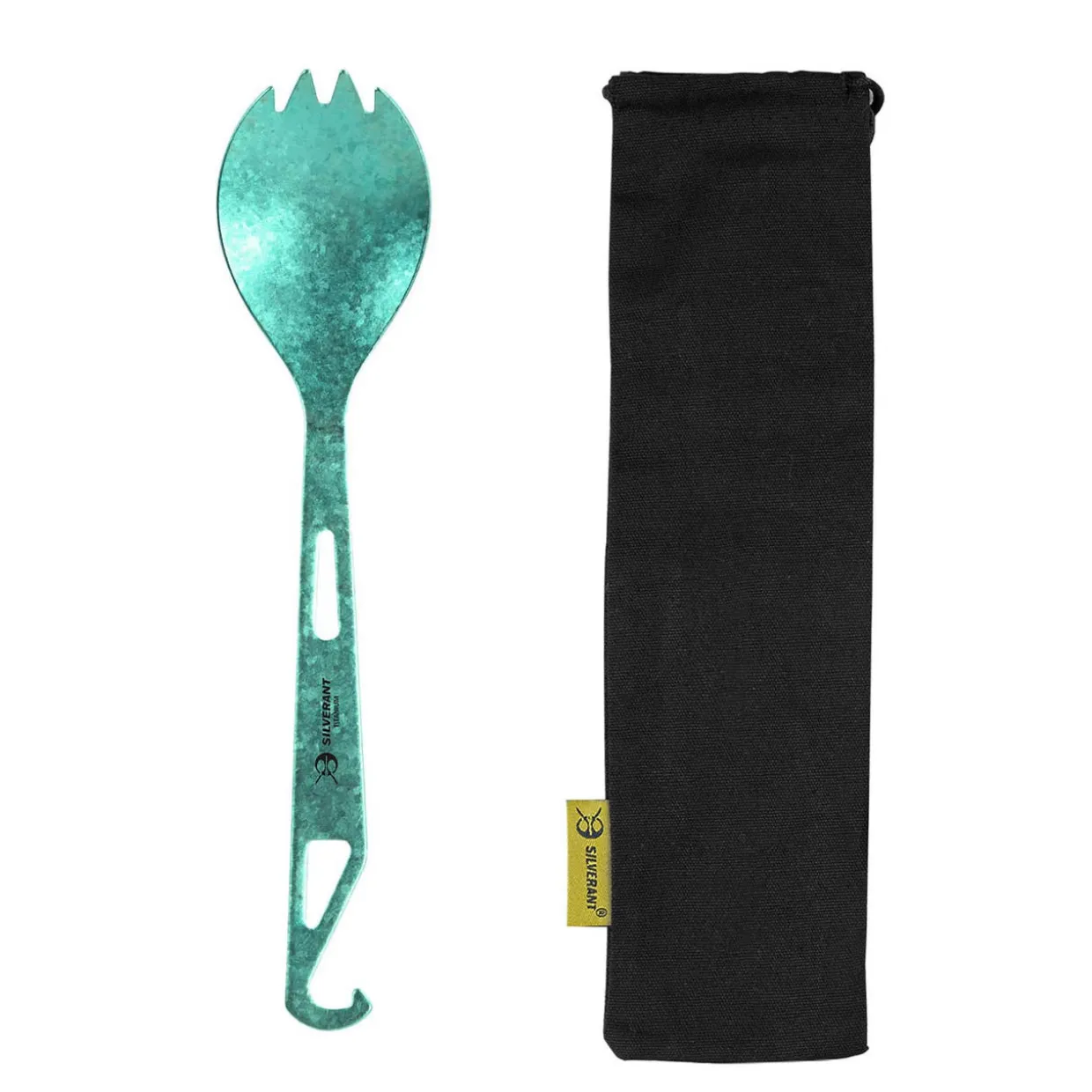 Coloured Titanium Bottle Opener Spork