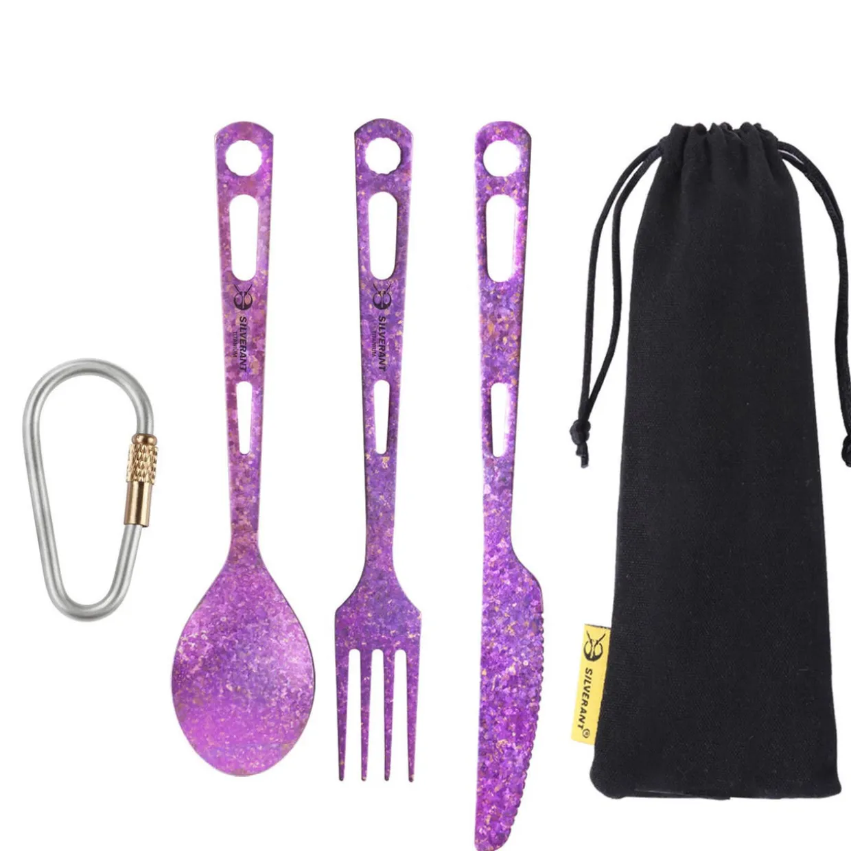 Coloured Titanium 3-Piece Cutlery Set