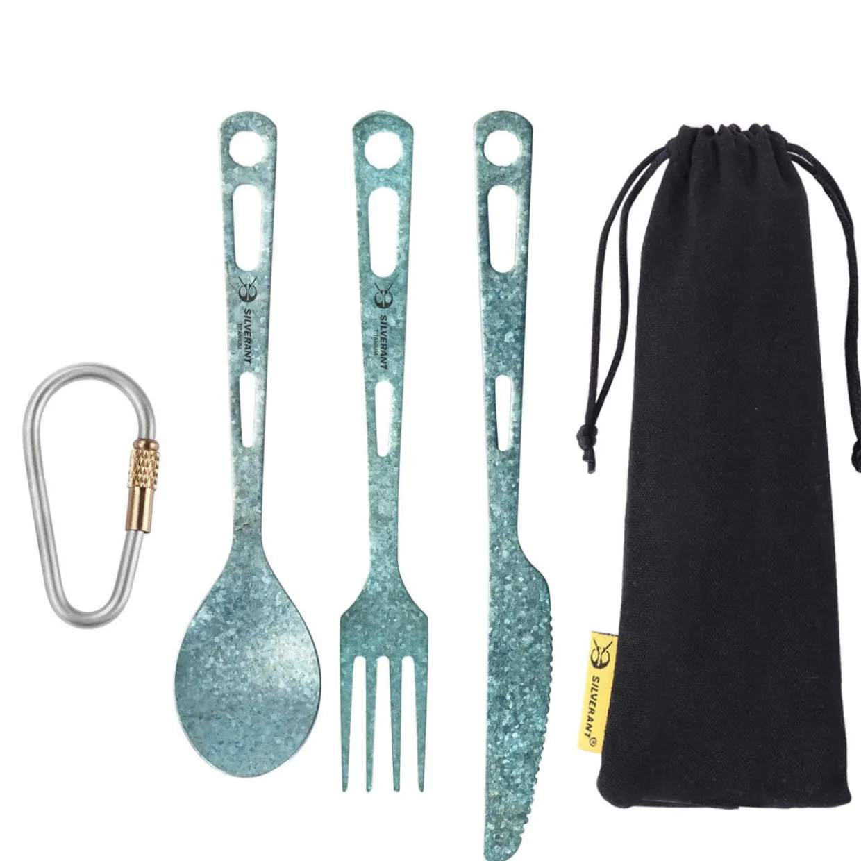 Coloured Titanium 3-Piece Cutlery Set