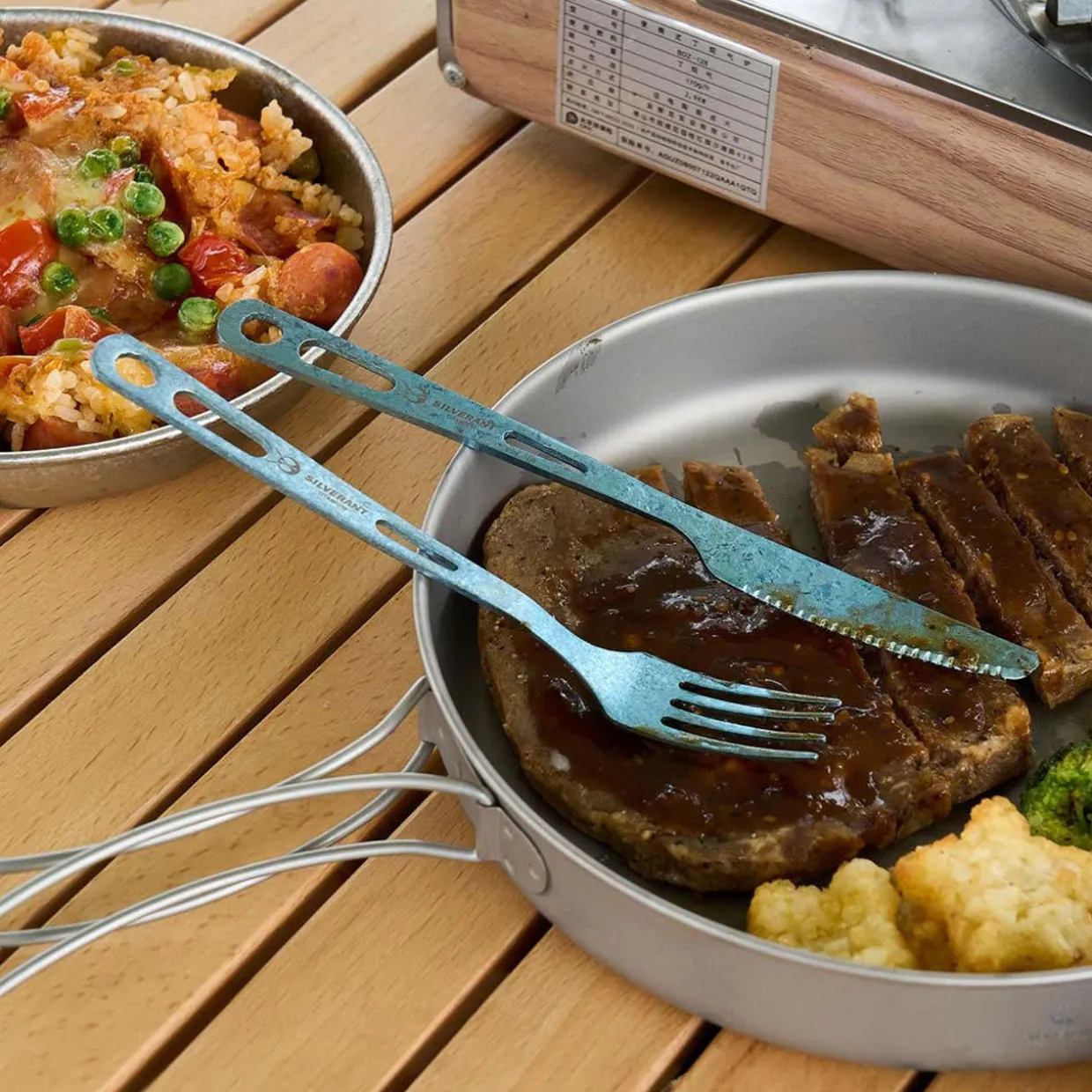 Coloured Titanium 3-Piece Cutlery Set