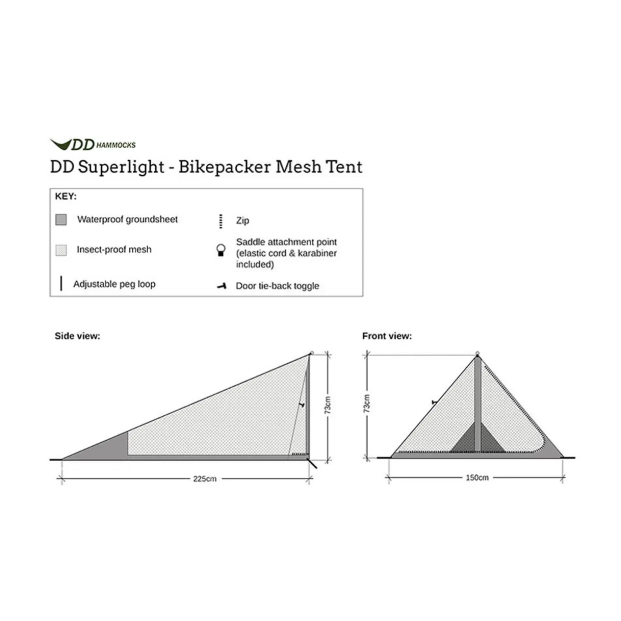 DD SuperLight Bikepacker Mesh Tent