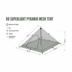 DD Superlight Pyramid Mesh Tent