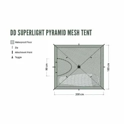 DD Superlight Pyramid Mesh Tent