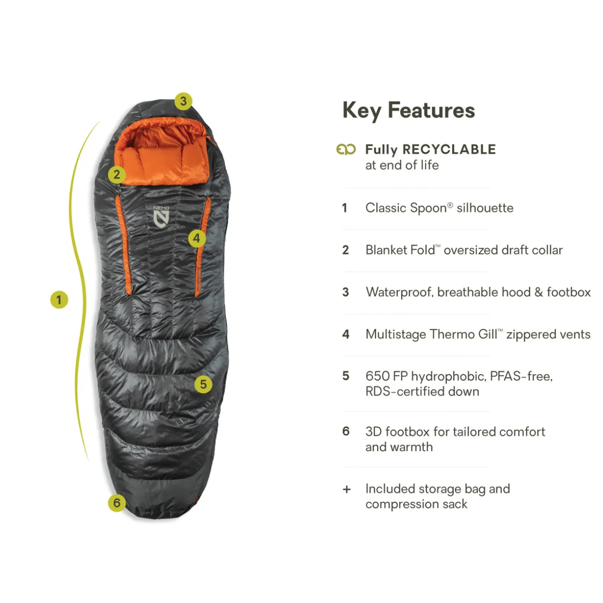 Disco 30F Down Sleeping Bag
