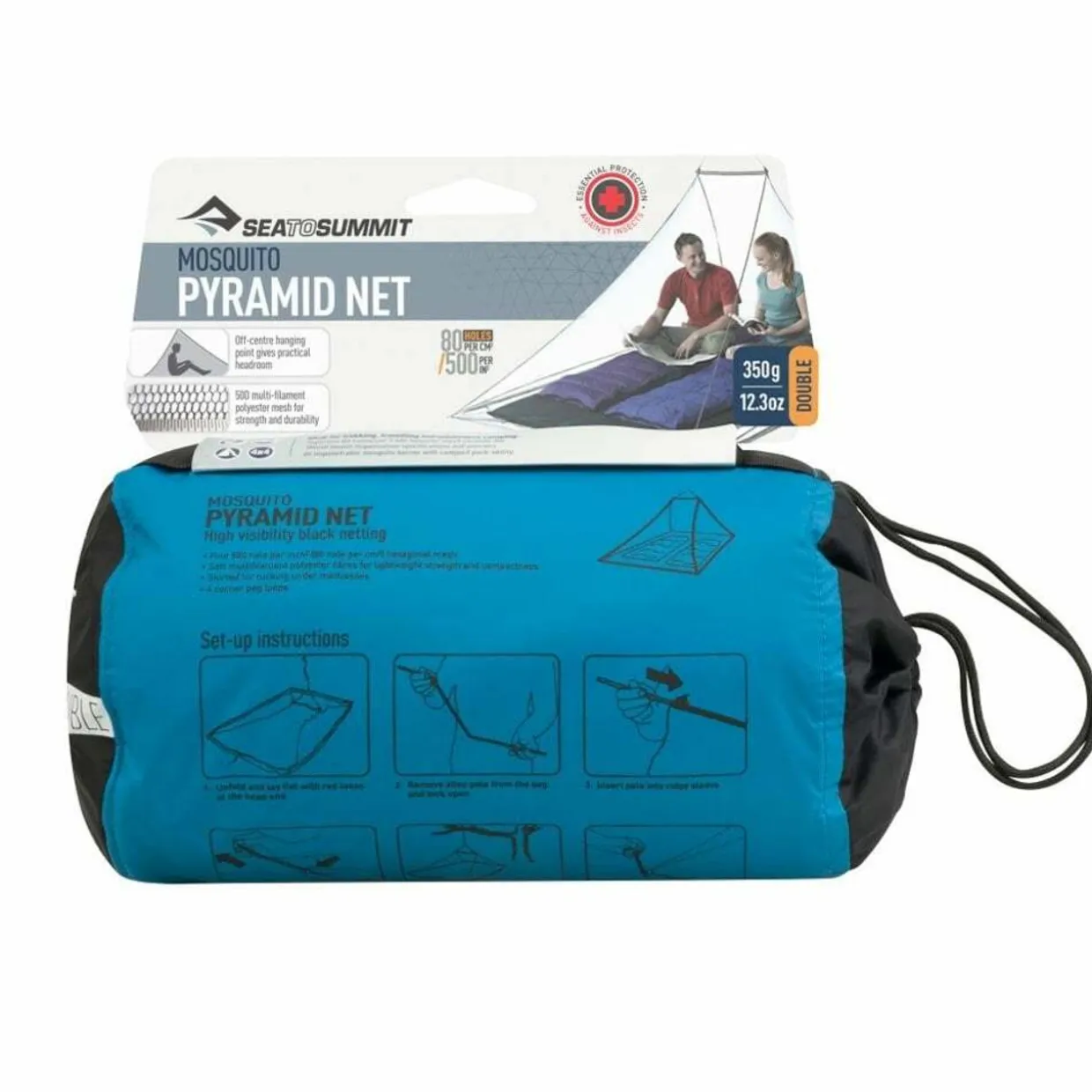 Double Mosquito Pyramid Net