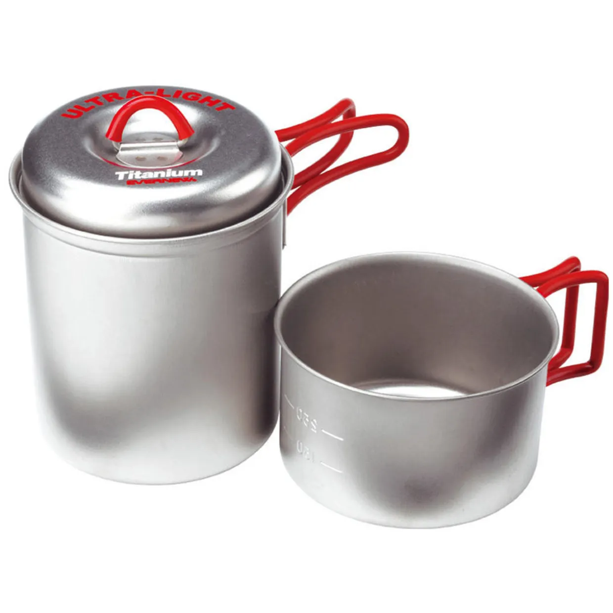 ECA-278R Titanium Solo Pot Set (400ml & 750ml)