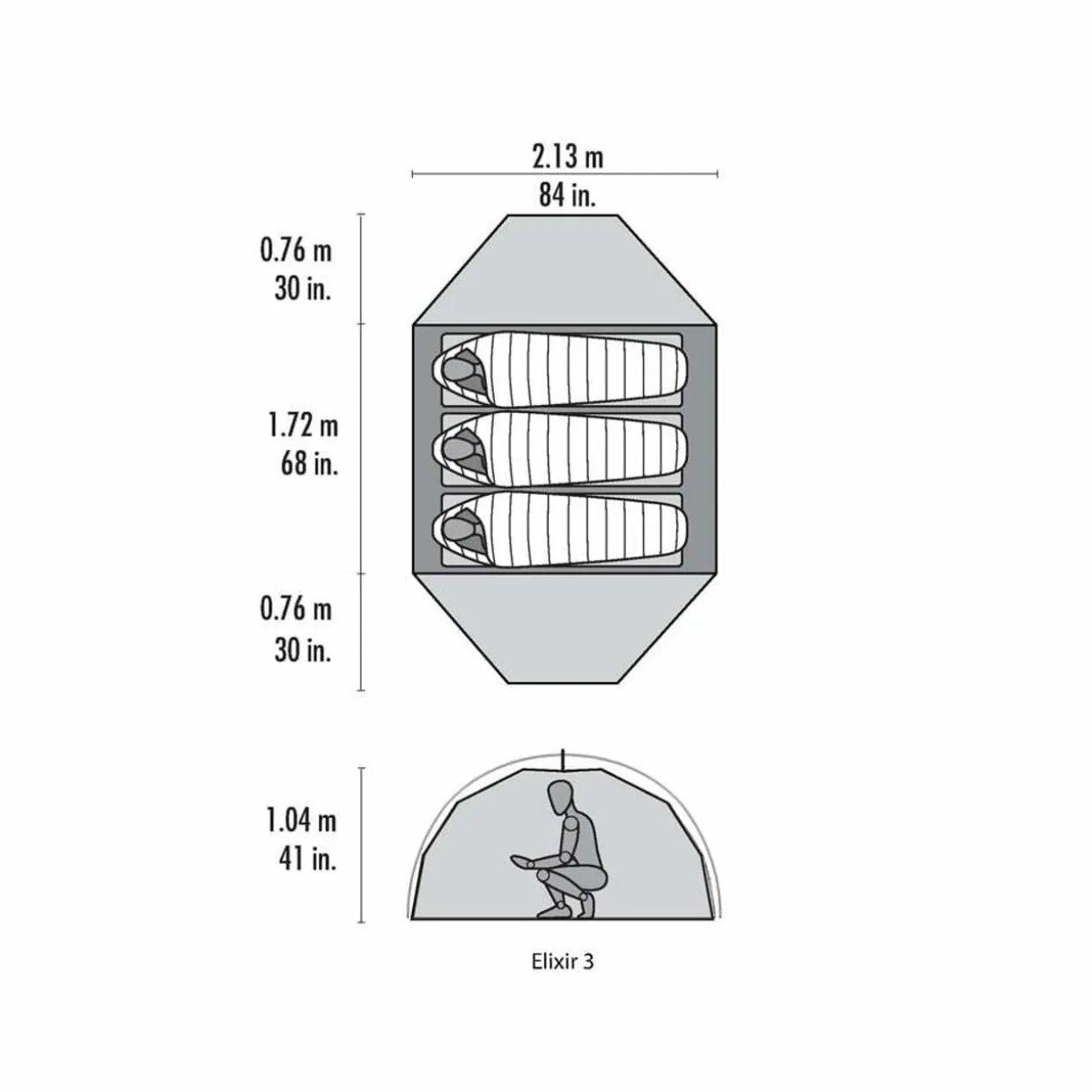 Elixir 3 Person Tent & Footprint