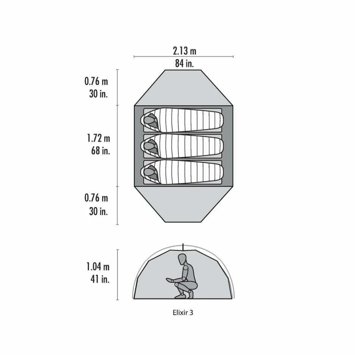 Elixir 3 Person Tent & Footprint