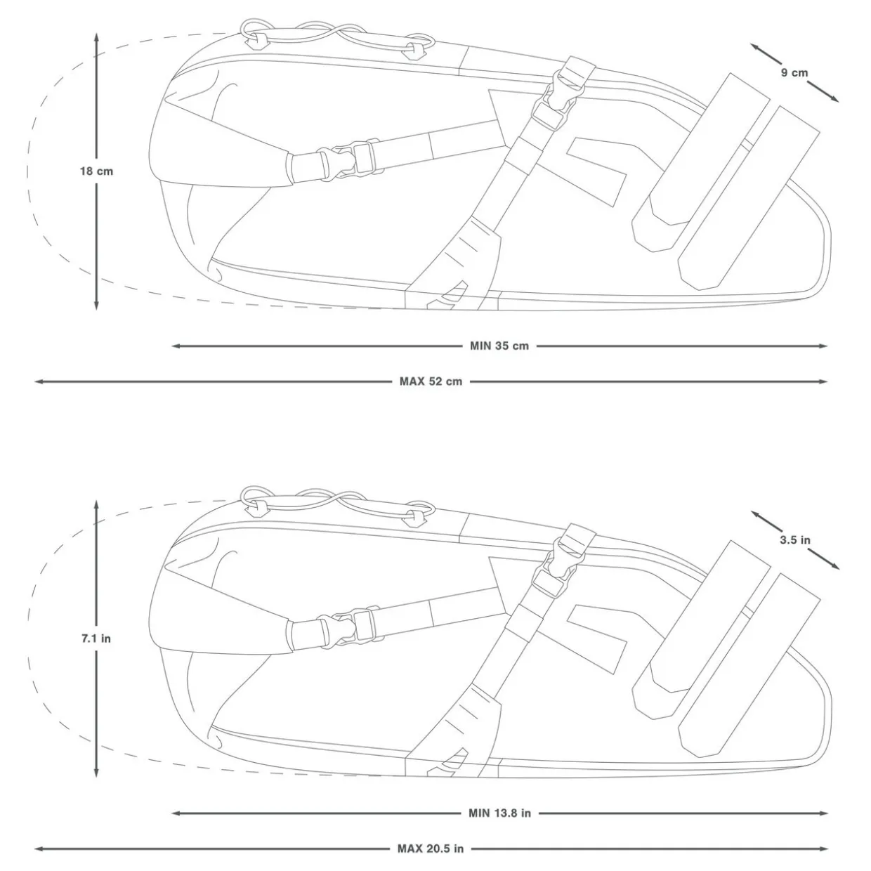 Expedition Saddle Pack 17L