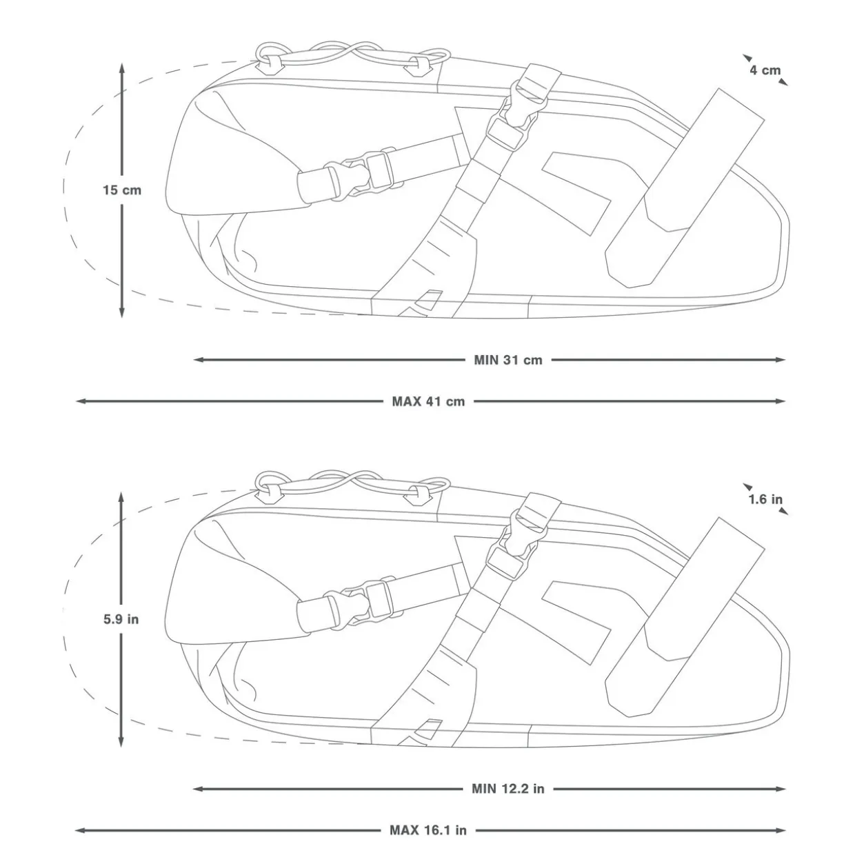 Expedition Saddle Pack 9L