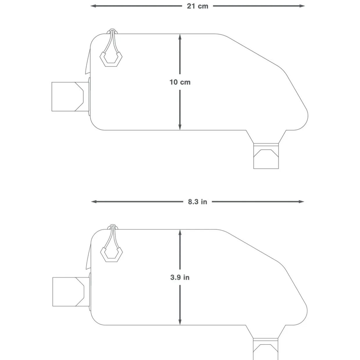 Expedition Top Tube Pack 1L