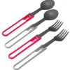 Folding Utensils Spoon and Fork Kit