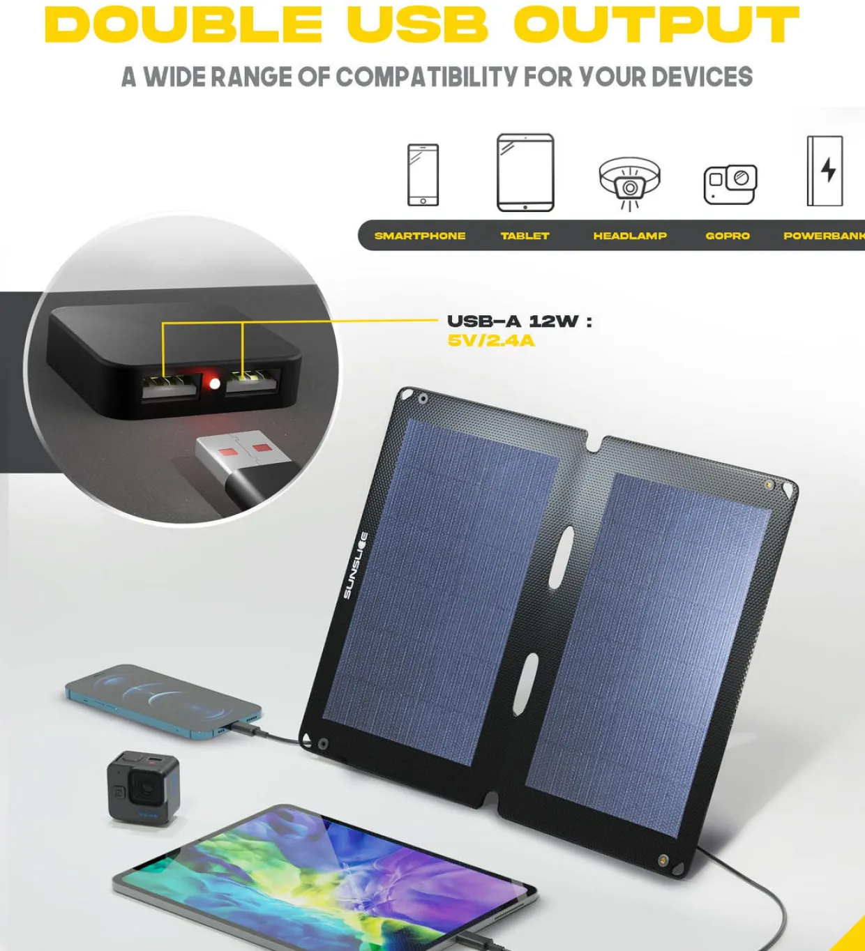 Fusion Flex 12 Portable Solar Power Panel