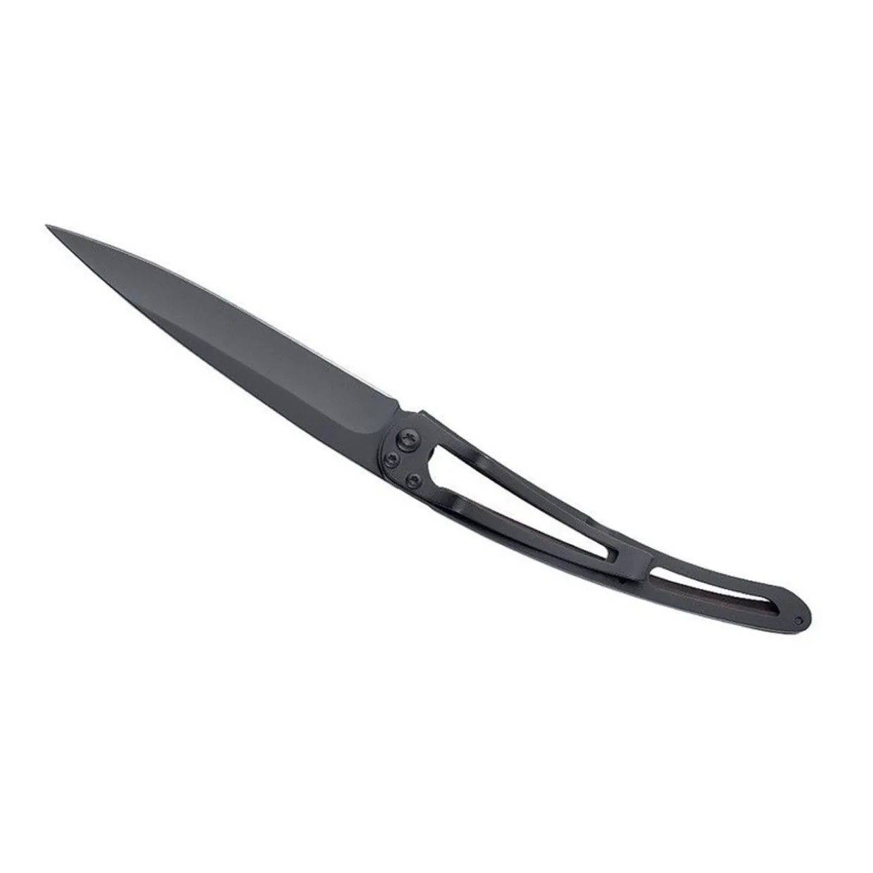 27g Knife - Black/Ebony Wood