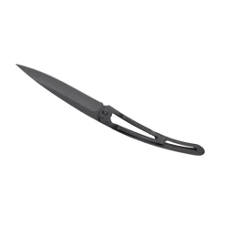 37g Knife - Black/Ebony Wood