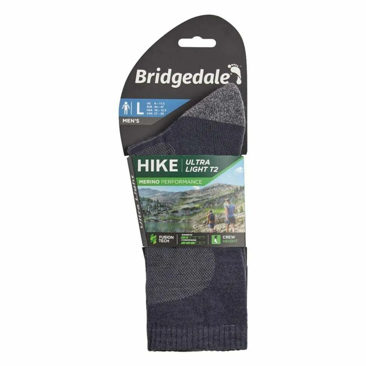 Hike Ultra Light T2 Merino Performance Crew Socks