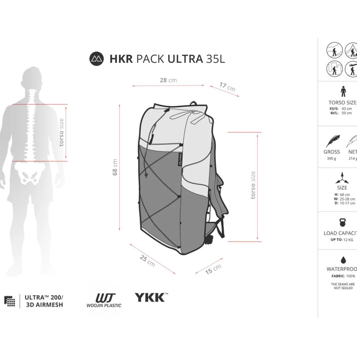 HKR Pack Ultra 35L