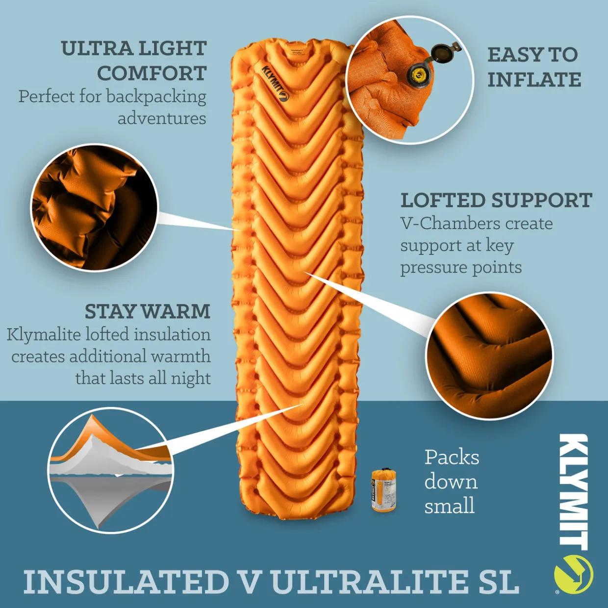 Insulated V Ultralite SL Slim Sleeping Mat