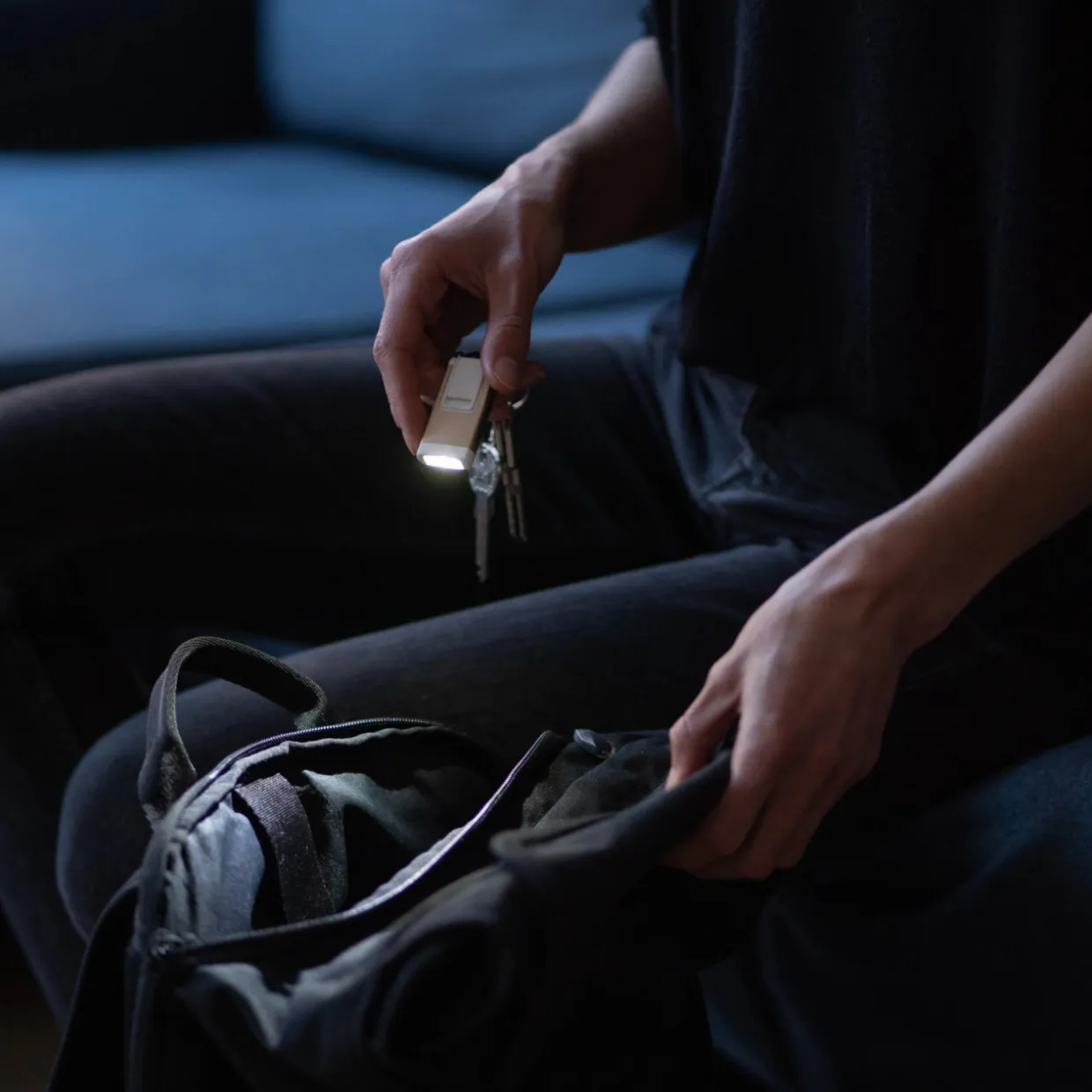 K4R Rechargeable Keyring Torch