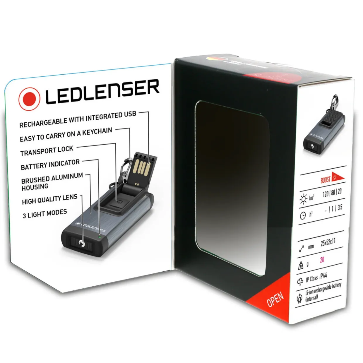K4R Rechargeable Keyring Torch