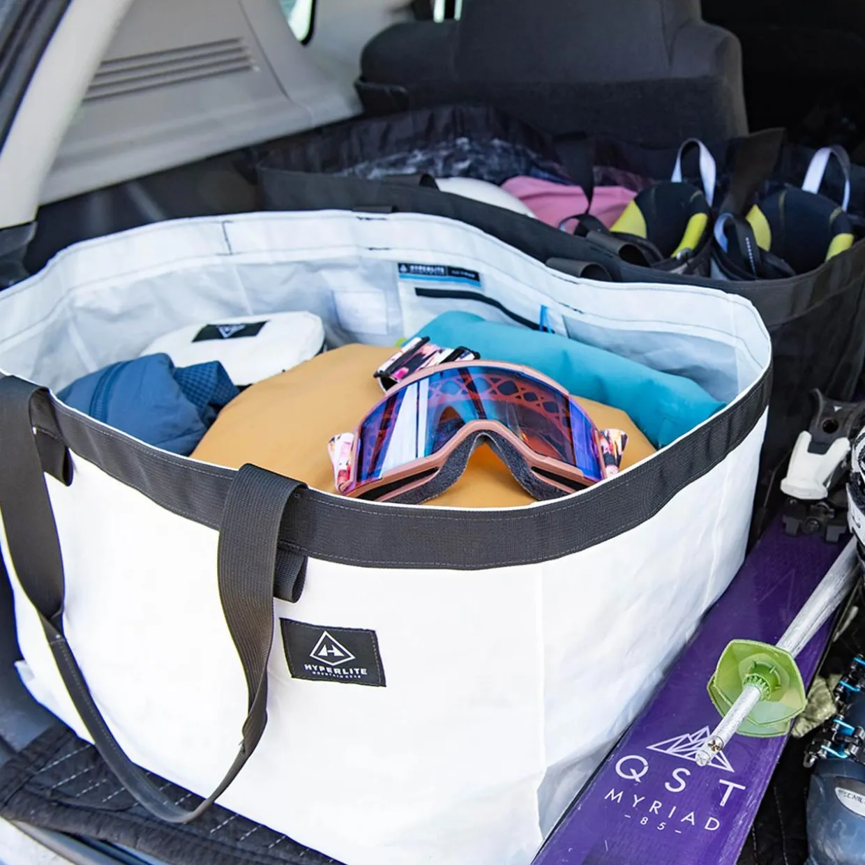 70L G.O.A.T. Tote - White