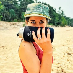 Large Titanium Water Bottle 1200ml - Wide Mouth