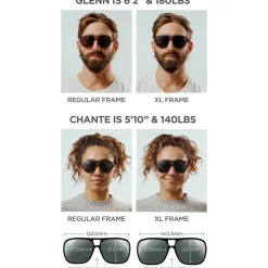 Leggero Polarised Armless Sunglasses