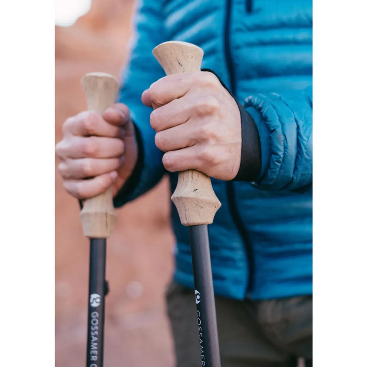 LT5 Three Piece Carbon Trekking Poles