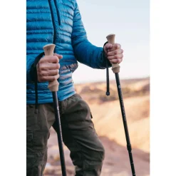 LT5 Three Piece Carbon Trekking Poles