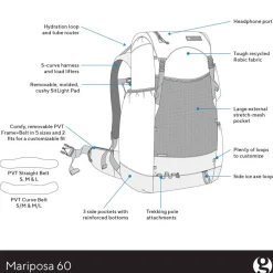 Mariposa 60 Rucksack
