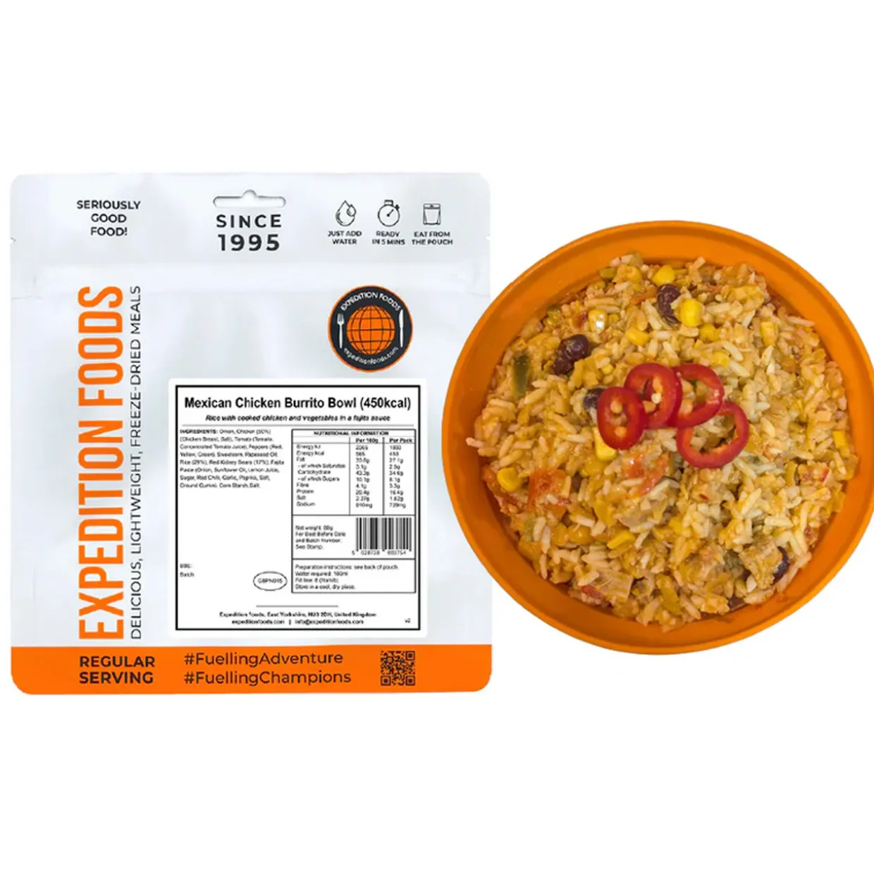 Mexican Chicken Burrito Bowl (Single Serving)