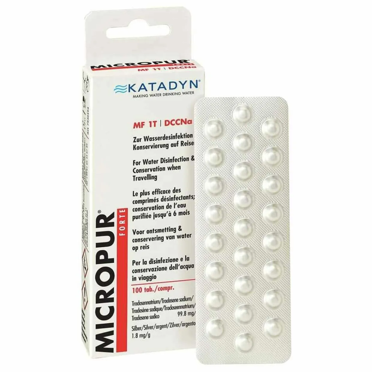 Micropur Forte MF Water Treatment Tablets - 50 Tablets