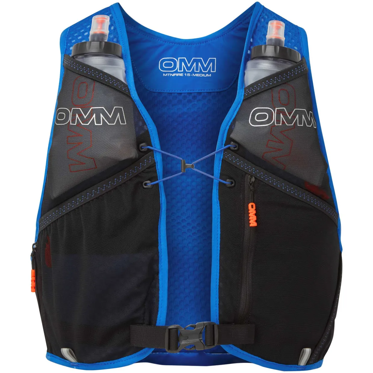 MountainFire 15 Vest Pack with 2 x 350ml Flexi Flasks
