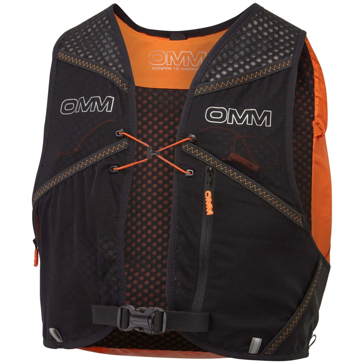 MountainFire 15 Vest Pack with 2 x 350ml Flexi Flasks