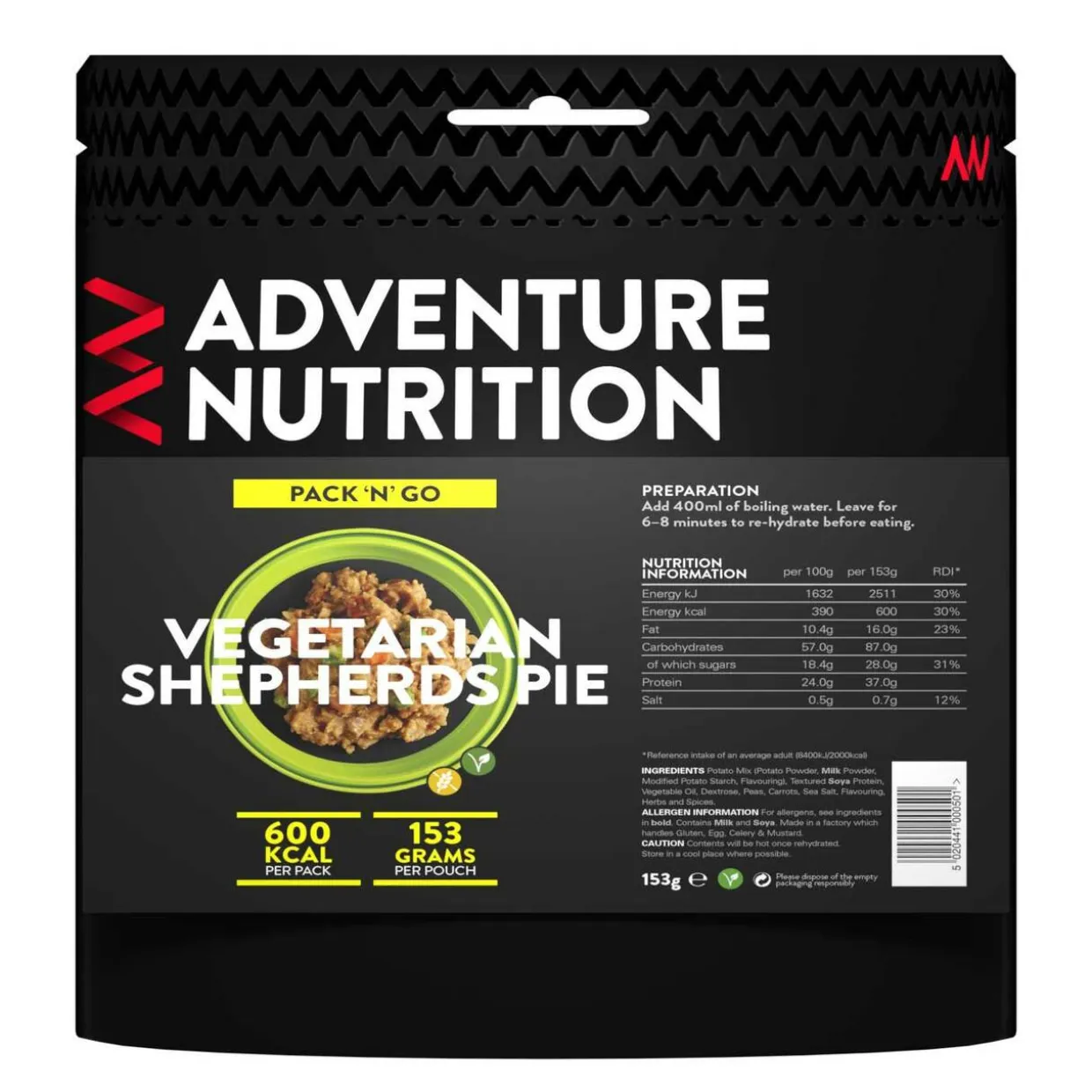 Pack 'N' Go 600 Kcal Vegetarian Shepherds Pie