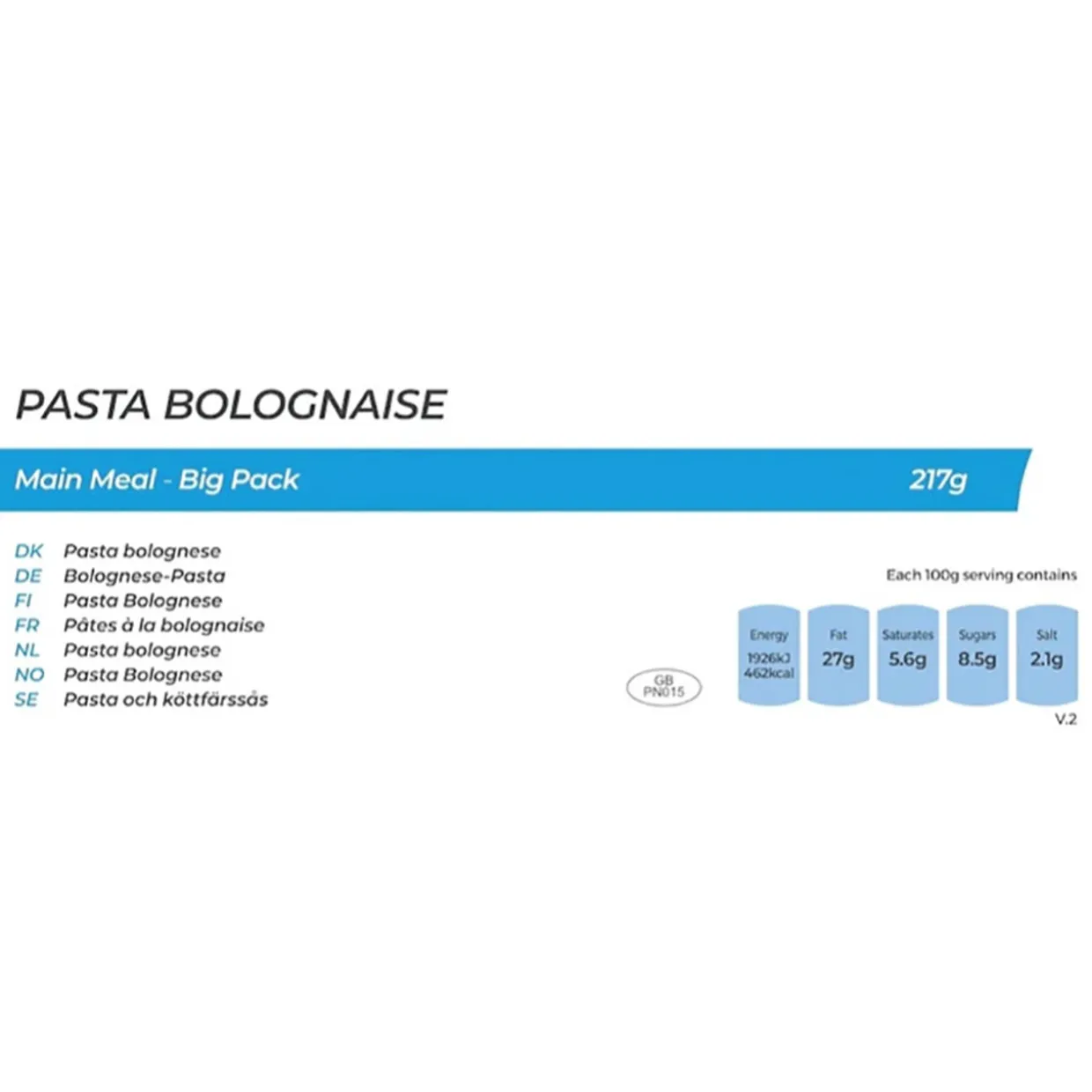 Pasta Bolognaise (Big Pack)