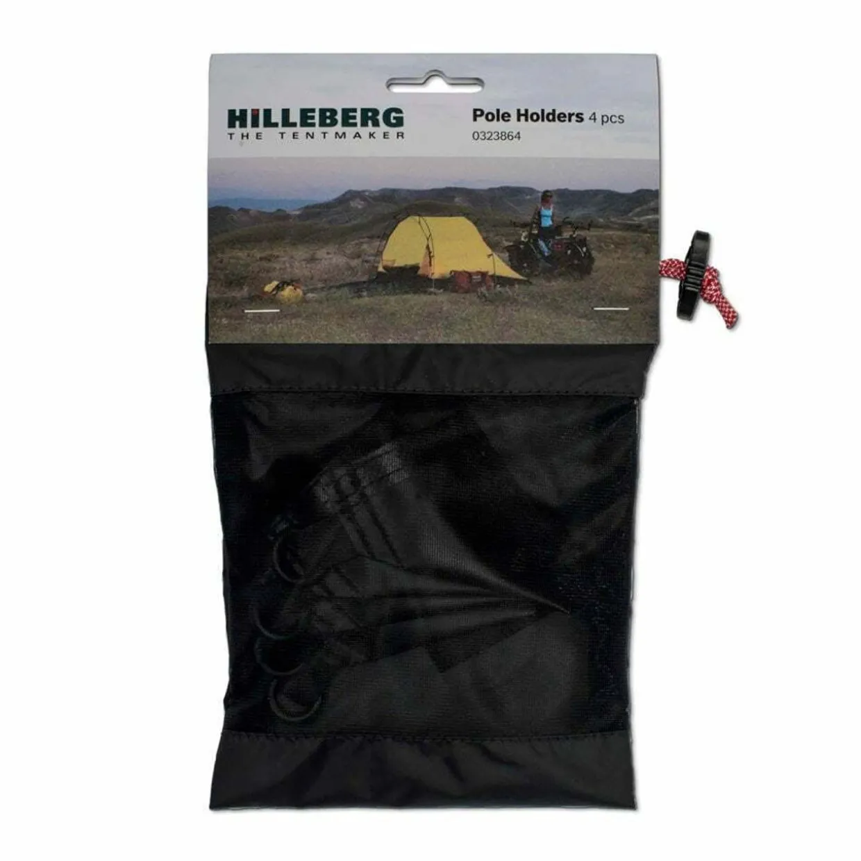 Pole Holder Kit for Inner Tent Setup - 4 Pack